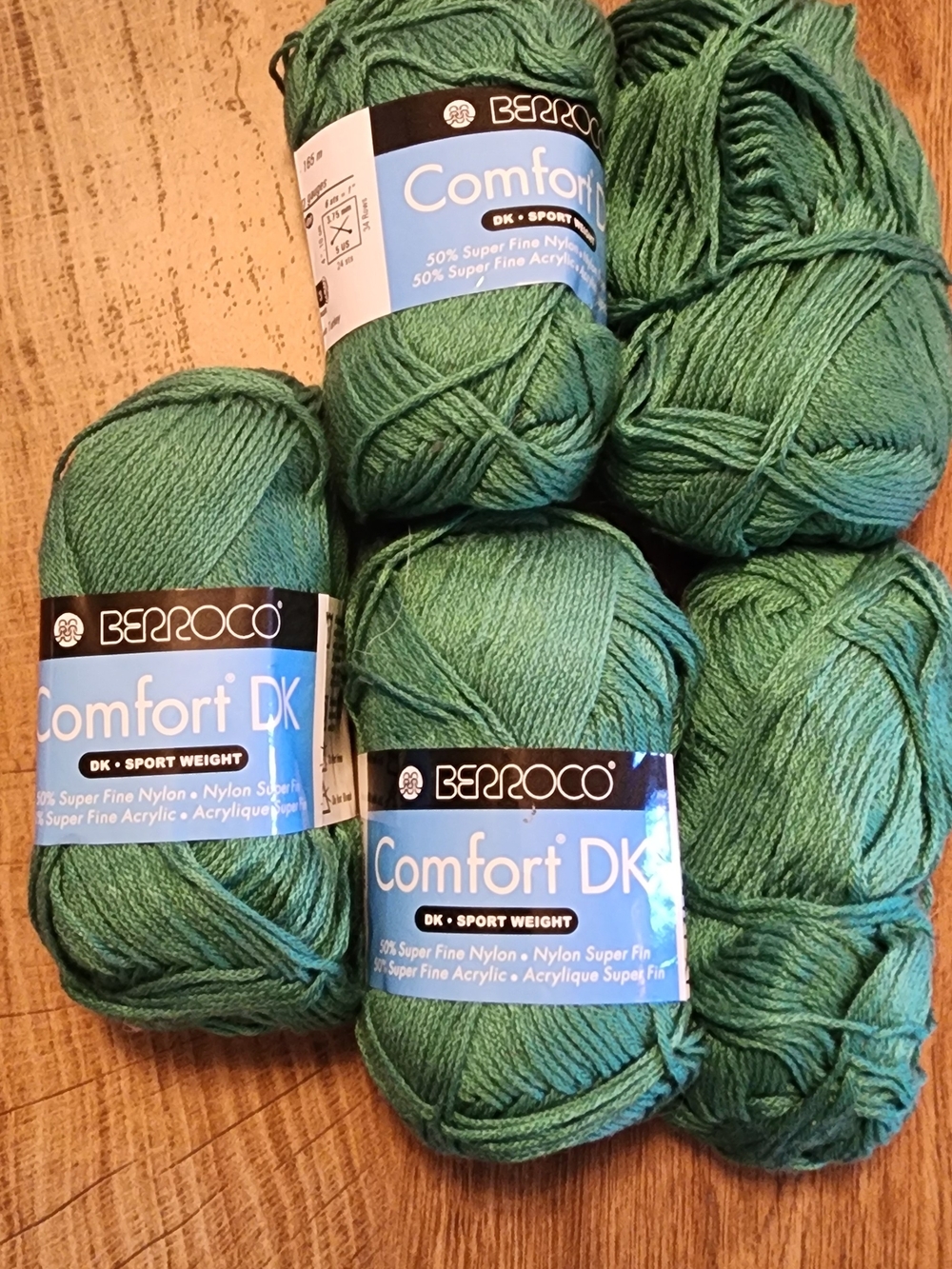 Comfort DK Sport Weight Yarn - Green